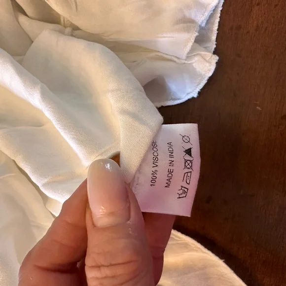 Area Stars NWT white medium maxi Ali dress, cottagecore, bridal, boho - Picture 12 of 16